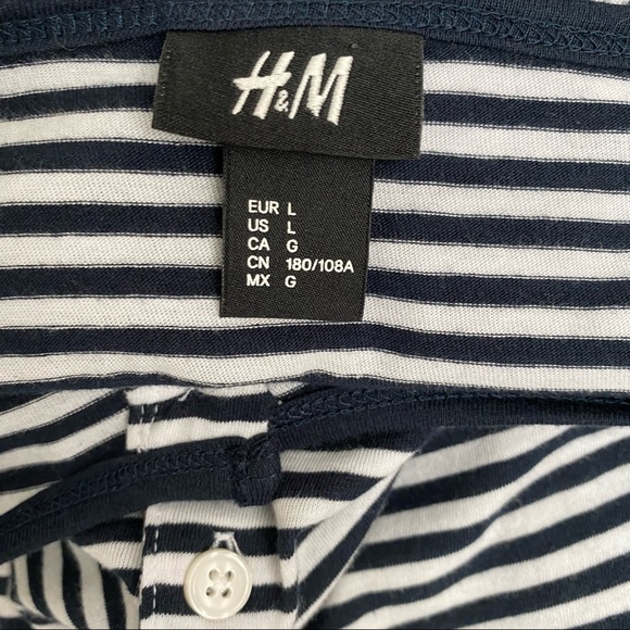 H&M Striped Henley Shirt - Picture 13 of 14